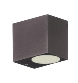 M7473  Kandanchu Square Wall Lamp 1 Light Rust Brown